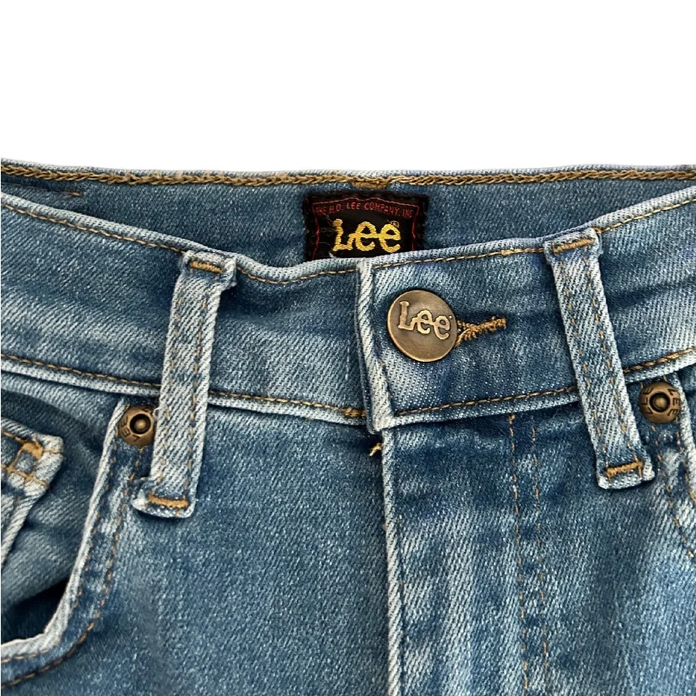 Lee Foreverfit Flares High Waist Jeans | Blue | Size Small - Picture 4 of 7